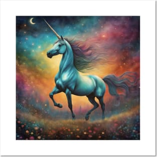 Magical Unicorn Posters and Art